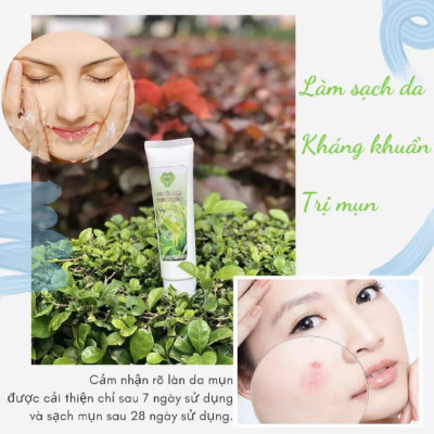 GEL RỬA MẶT CHIẾT XUẤT KHỔ QUÀ VÀ TRÀ XANH MẸ KEN- Dành cho da hỗn hợp, da nhờn 100ml