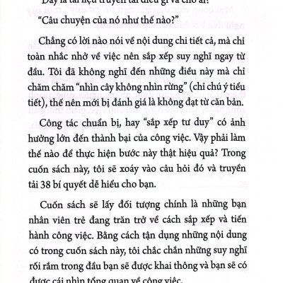 Những Điều Công Ty Không Dạy Bạn - Bí Quyết Sắp Xếp Tư Duy Của Người Làm Việc Năng Suất Cao