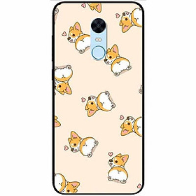 Ốp lưng dành cho Xiaomi Redmi Note 5 ( Redmi 5 Plus ) mẫu Cún Corgy Làm Kiểu