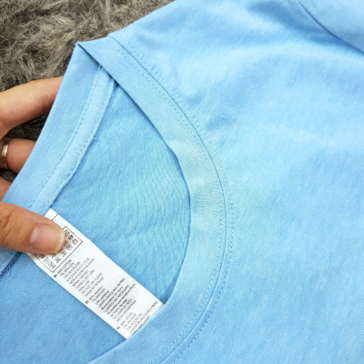Áo thun nam nữ 80% Cotton Blue11