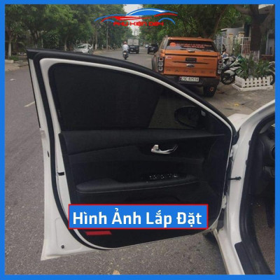 Bộ 4 rèm chắn nắng nam châm Cerato, K3 2019-2020 khung cố định chống tia UV