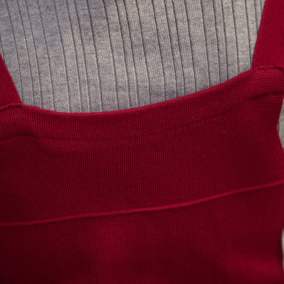 Đầm yếm nữ phối nút thu đông Haint Boutique Da85