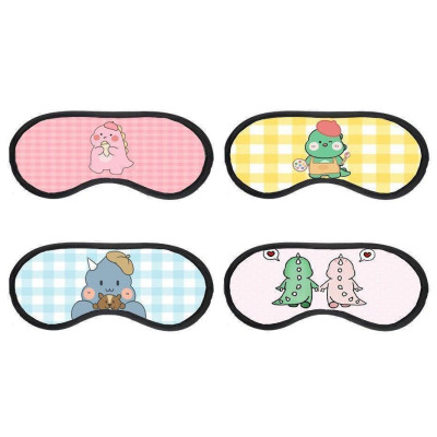 Tấm Che Mắt Dễ Ngủ Khi Đi Xe, Máy Bay Hoạ Tiết Nhiều Hình Dễ Thương