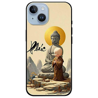 Ốp lưng dành cho Iphone 14 - 14 Plus - 14 Pro - 14 Pro Max - Chú Tiểu Phúc Nâu - Hàng Chính Hãng