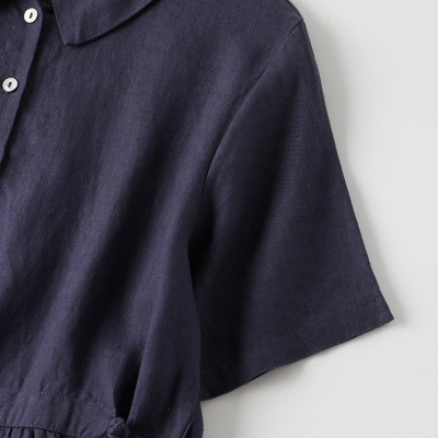 Đầm suông Linen thiết kế 2 túi sườn sang chảnh form rộng nhiều màu da215 