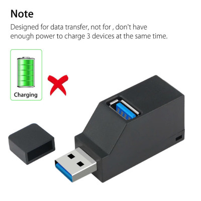 Hub chia 1 ra 3 cổng USB - Giao Màu Ngẫu Nhiên - Hàng nhập khẩu