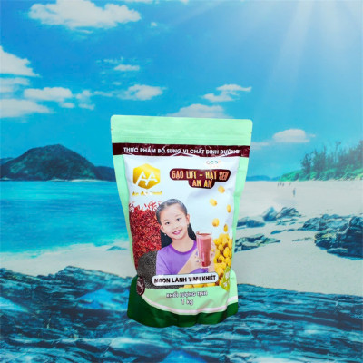 Deal hời 1 kg Bột gạo lứt-hạt sen-mè đen ( bột gạo lứt ANAN) thay thế bửa ăn , chăm sóc sức khỏe , xương khớp , ngủ ngon