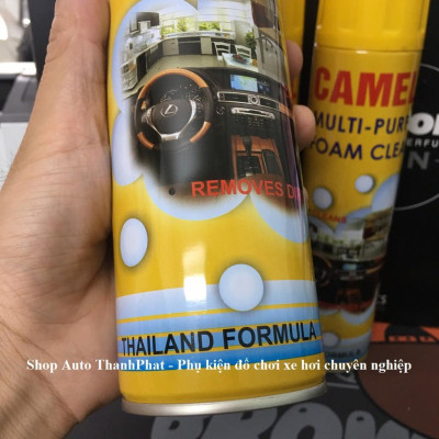 Bình xịt tẩy rửa, bình xịt vệ sinh đa năng nội thất ô tô cao cấp Camel nhập khẩu Thái Lan