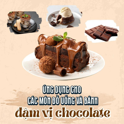 Bột cacao nguyên chất 100% Việt Nam - Dòng Origin thượng hạng túi giấy 500g - Heyday Cacao