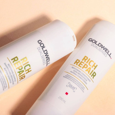 Dầu Gội Phục Hồi Tóc Hư Tổn Goldwell Rich Repair Phục Hồi Tóc Khô Xơ, Hư Tổn, Chẻ Ngọn