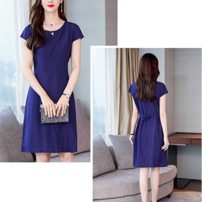 Đầm suông nữ kèm dây thắt eo Haint Boutique Da155