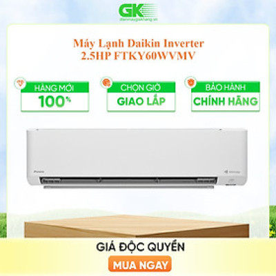 Máy lạnh Daikin Inverter 2.5 HP FTKY60WVMV-HÀNG CHÍNH HÃNG-GIAO HÀNG TOÀN QUỐC.