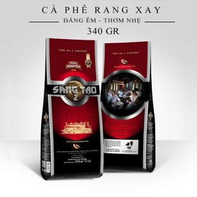 Combo 2 Bịch Cà Phê Trung Nguyên Legend Sáng Tạo 2 – Gói 340g – Cân Bằng Robusta & Arabica, Vị Êm Nhẹ