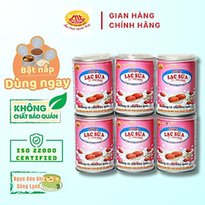 Súp lạc sữa Minh Trung 250g - Súp Lạc Sữa 6 (combo 6 lon)