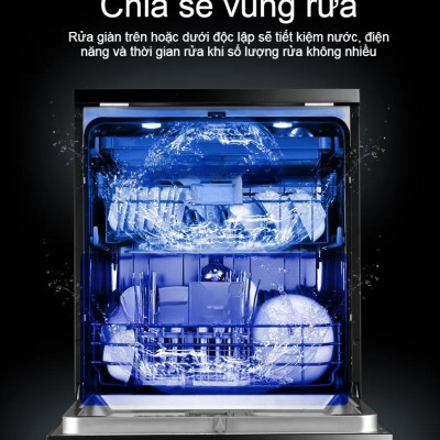 Máy rửa bát 16 bộ Kopper KP16SERIE8 - Công nghệ sấy PTC + UV Hàng Chính Hãng