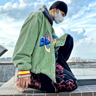 ÁO KHOÁC KAKI NHUNG GÂN In Dẻo Blackar (M2340 - Kèm Ảnh Thật)