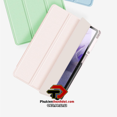 Bao da chống sốc SamSung Galaxy Tab S7+ Plus có ngăn đựng bút hiệu Dux Ducis Toby - Hàng nhập khẩu