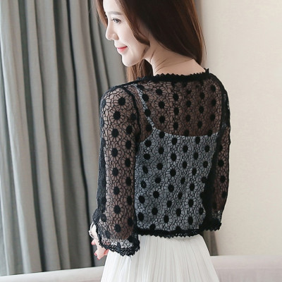 [CHẤT LƯỢNG LOẠI 1] Áo khoác nữ, áo khoác ren tà ngắn 13 cao cấp, thoáng mát, sang trọng C130