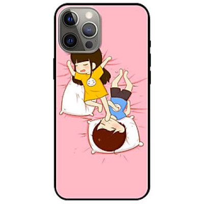 Ốp lưng dành cho Iphone 12 Promax mẫu Couple Ngủ