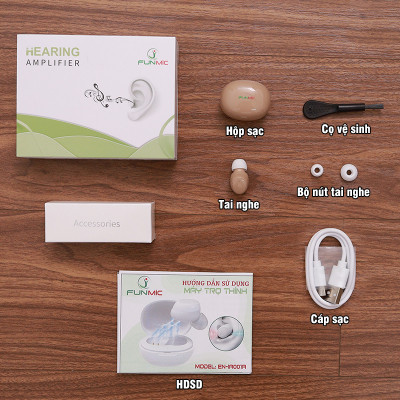 Máy trợ thính không dây Funmic EN-IA001A - Loai 1 bên tai