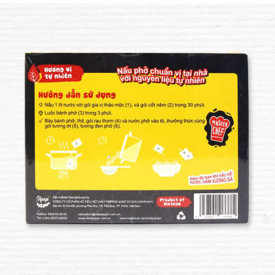 Nguyên Liệu Nấu Phở Gà Hoàn Chỉnh Vipep 185G