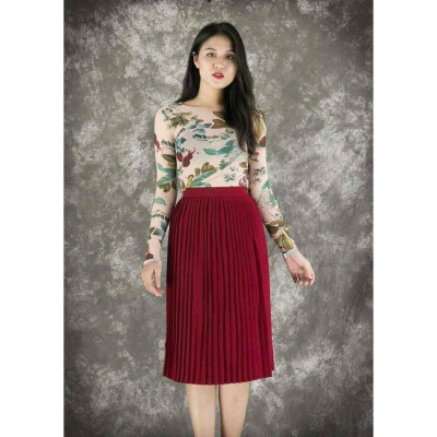 HÀNG HOT MỚI VỀ Chân váy xếp li đẹp_chân váy xòe xếp li