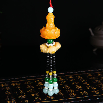 Dây Treo Xe Ô Tô Phong Thủy Tượng Đức Phật Ngự Đài Sen