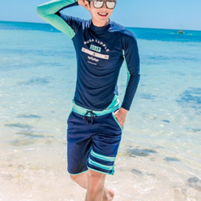 Đồ Bơi Cặp Đồ Bơi Tay Dài Che Nắng Đi Biển AT172 MayHomes Long Sleeve Couple Swimsuits