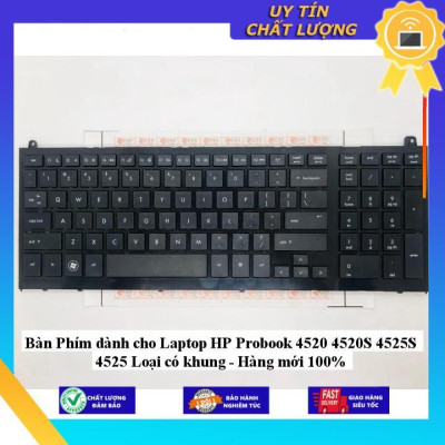 Bàn Phím dùng cho Laptop HP Probook 4520 4520S 4525S 4525 Loại có khung - Hàng Nhập Khẩu New Seal