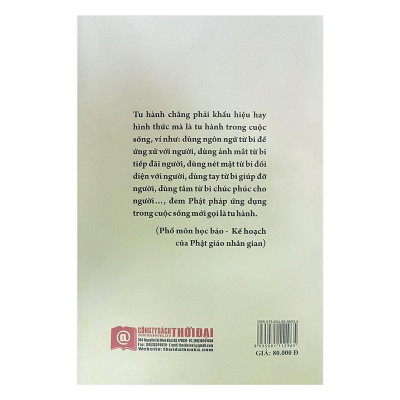 Sách - Nhân Gian Phật Giáo Ngữ Lục - Quyển Trung - NXB Thời Đại