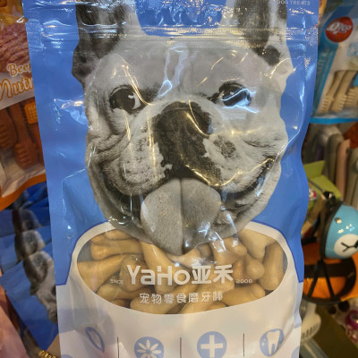  Xương gặm hình bàn chải YAHO túi 270g gặm sạch răng dành cho chó 