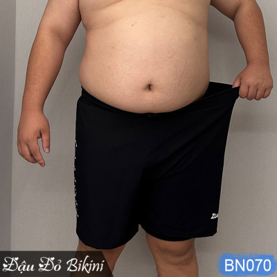 Quần bơi 2 lớp big size cho nam giới, mẫu rộng rãi chống lộ, thoáng khí nhanh khô, co giãn đàn hồi cao, có size rất lớn đến 200kg, thiết kế thời trang nam tính | BN070