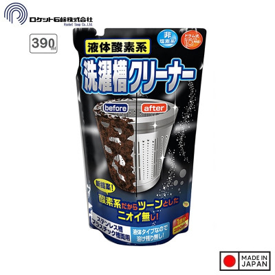 Dung dịch tẩy lồng máy giặt siêu sạch dạng nước Rocket 390ml - Hàng nội địa Nhật Bản |#Made in Japan|