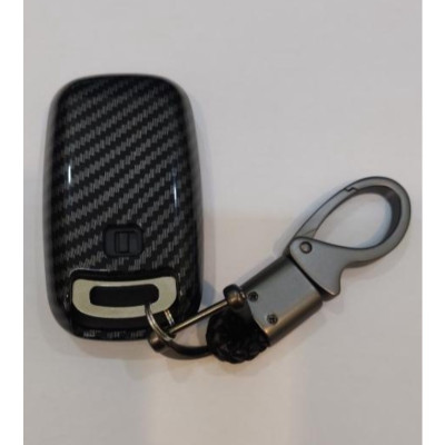 Ốp chìa khóa, bọc khóa Carbon xe Toyota Raize, Toyota Veloz, Avanza 2021 2022 2023 kèm móc treo sang trọng