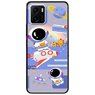 Ốp lưng dành cho Vivo V23 5G / S12 - Vivo Y15s / Y15A - Phi Hành Xanh Tím