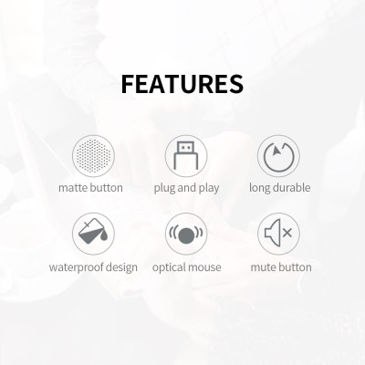 Tổ hợp 106 phím Bàn phím uFound R-752 truyền tải 2.4G + Chuột không dây 1200DPI cho Văn phòng Doanh nghiệp