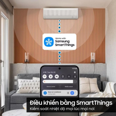 Hàng chính hãng - [MIỄN PHÍ VẬN CHUYỂN] Điều Hòa Samsung Bespoke AI WindFree 12,000 BTU/h AR13CYFAAWKNSV
