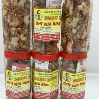 Đặc sản Phan Thiết - Ghẹ Sữa Rim Hộp (Gói) 250 Gram Đã Chế Biến Ăn Liền Ngon Ơi Là Ngon. Hạn Sử Dụng 12 Tháng Kể Từ Ngày Đặt Hàng - OCOP 4 Sao