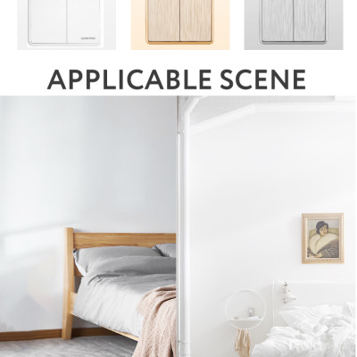 CÔNG TẮC ĐÔI 2 CHIỀU 04059D AKKO STAR   - HÀNG CHÍNH HÃNG