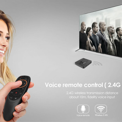 Androdi tivi box Beelink GT-King Ram 4GB, Rom 64GB, điều khiển giọng nói và cử chỉ android 9 - Hàng Nhập Khẩu