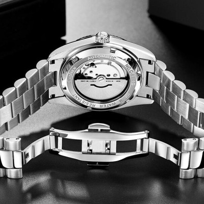 Đồng Hồ Nam Cadisen C8214M2 Chính Hãng Full Box Chống Nước Kính Chống Xước Dây Thép BH 2 Năm Máy Cơ