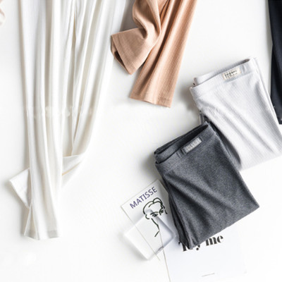 Quần Legging Trơn Nữ Co Dãn, Cực Mềm Thoải Mái Sanduoer (ĐEN)