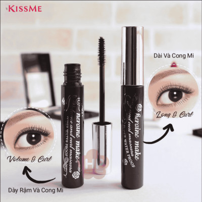 Mascara Vuốt Dài Và Cong Mi Không Lem Trôi Kissme Heroine Make 6G (Không Vỏ Hộp)