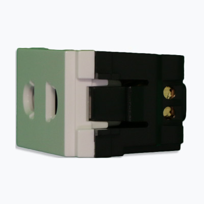 Ổ cắm đơn 2 chấu 10A, size S (F30426USM_WE_G19) S-Flexi