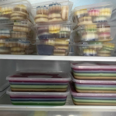 Hộp 10 gói bột rau câu giòn (agar) Hoàng Yến, hàng mới chuẩn chính hãng 100%