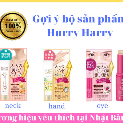 [CHĂM SÓC CHUYÊN SÂU] Combo Bộ Sản Phẩm KEM DƯỠNG CỔ & KEM DƯỠNG TAY Nhật Bản, MICCOSMO Hurry Harry, Xóa Bỏ Nếp Nhăn, Ngăn Ngừa Lão Hóa - CB11)