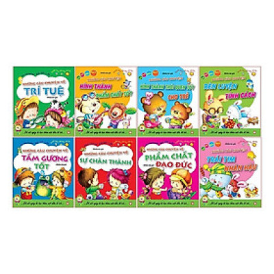 Combo: Những Câu Chuyện - Quyển Sách Đầu Tiên Cho Bé  ( Bộ 8 Cuốn)