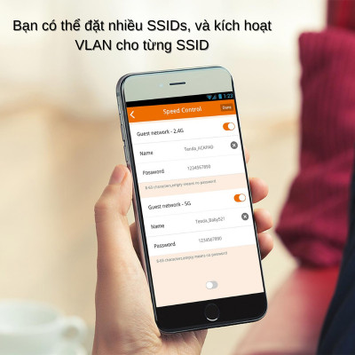 Bộ phát wifi ốp trần tốc độ cao 1200 Mbps Wireless Router I24 Tenda hàng chính hãng