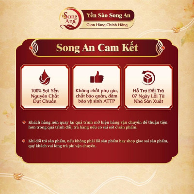 Set tổ yến sào tinh chế baby, Yến vụn tinh chế Song An Food bổ sung dưỡng chất cho bé chia sẵn túi nhỏ