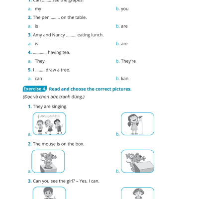 Đề Ôn Tập Từ Vựng Và Cấu Trúc Tiếng Anh Lớp 2